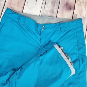 COLUMBIA Women's 3XL‎ Bugaboo Omni-Heat Insulated Ski Snow Pants Teal Blue Gray